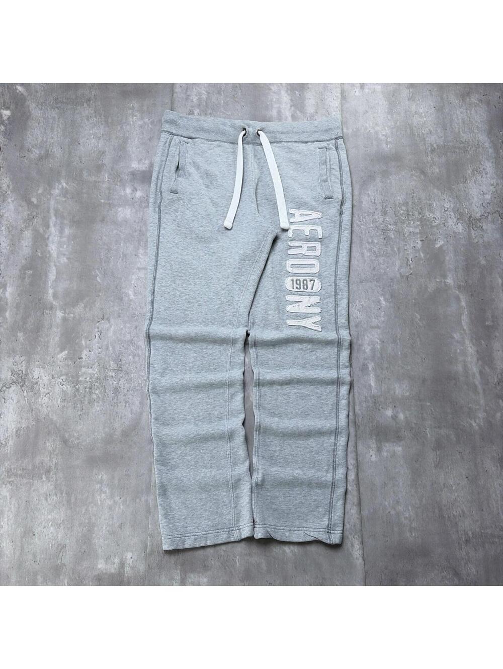 Y2K Grey Aeropostale Grunge Skater Sweatpants